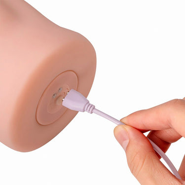 Masturbatore Vibrante Realistico SHEQU in Silicone Ipoallergenico
